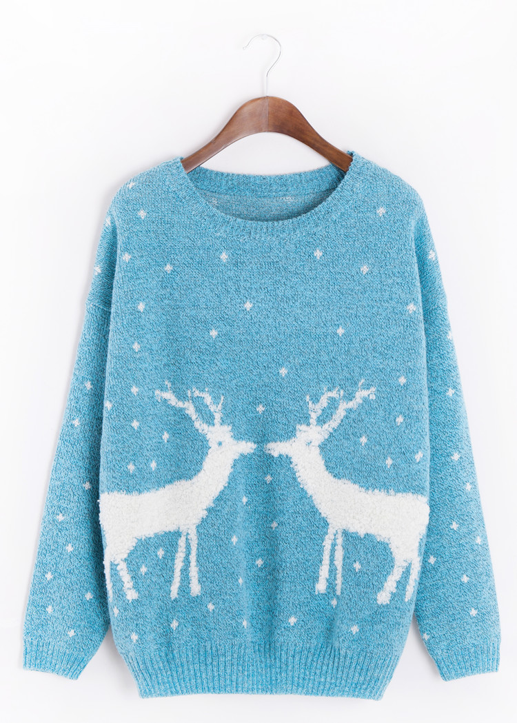Chezka - Sweater with Knitted Snowflake